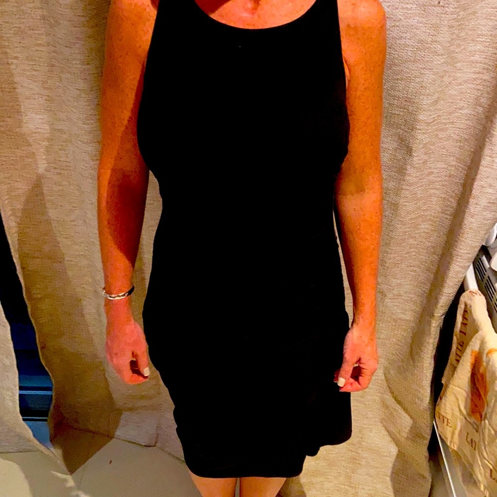 Michael Kors Matt navy blue jersey